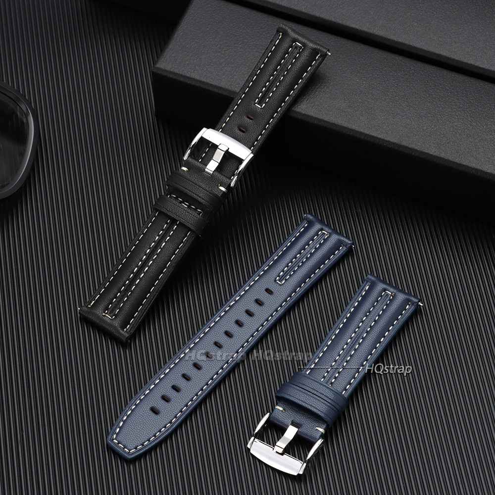 22mm Retro Calfskin Leather St - Suede Strap Watch recension och pris