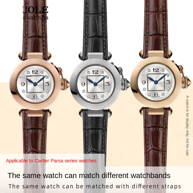 Cow Leather Watch Strap For Ca - Cartier Watch Tank recension och pris