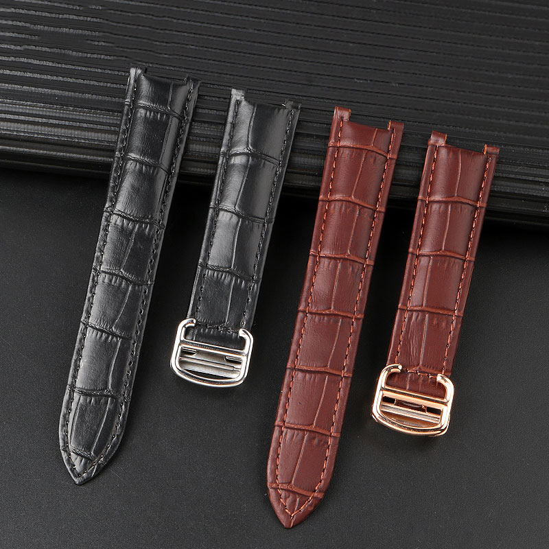 Cow Leather Watch Strap For Ca - Cartier Watch Tank recension och pris