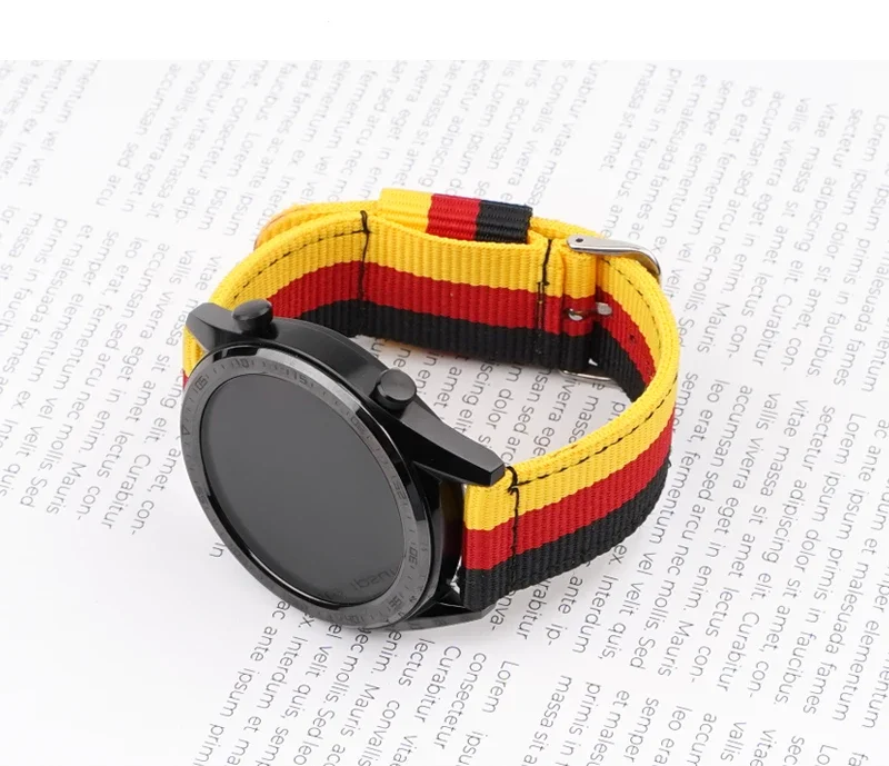 20mm 22mm Woven Nylon Strap fo - Canvas Strap Watch recension och pris